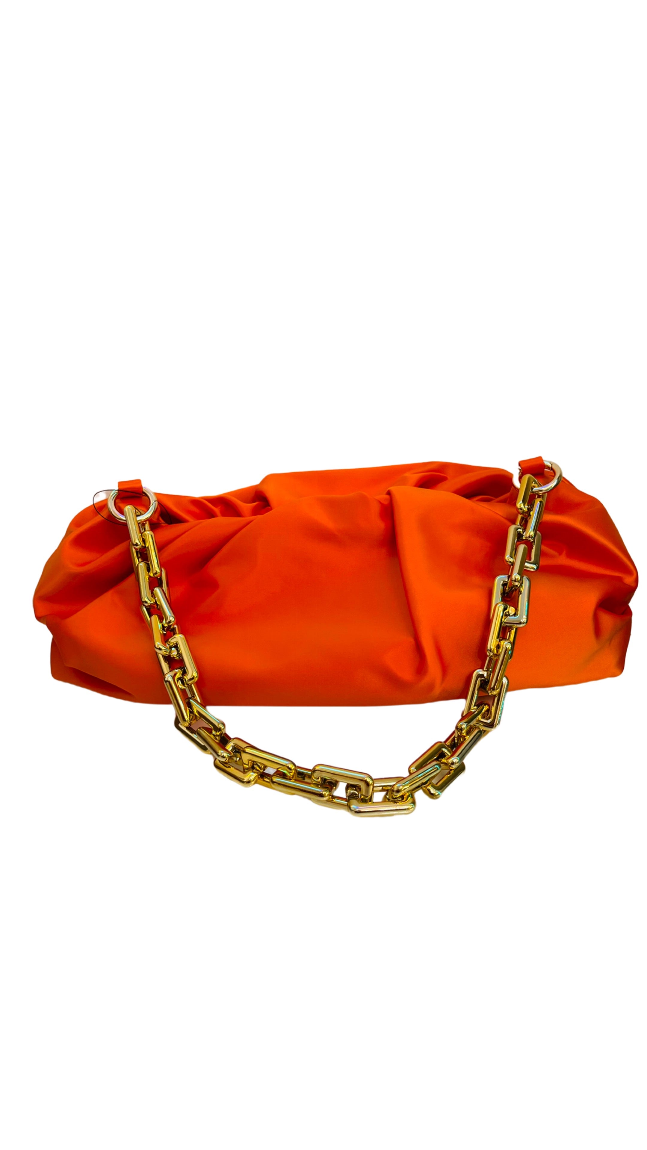 Satin Chain Pouch Bag