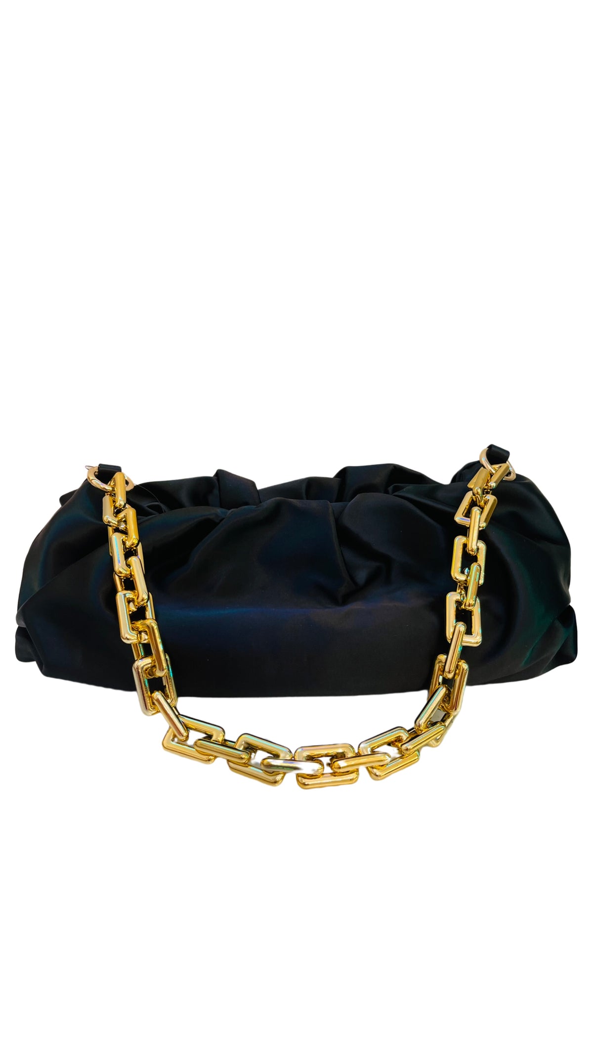 Satin Chain Pouch Bag